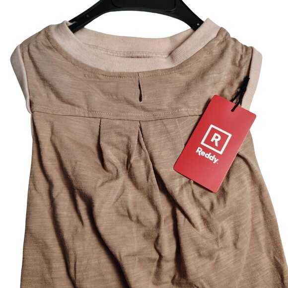 Reddy Dog Large Lightweight Pink Pleated Tank Top Made With Recycled Material - Picture 3 of 6